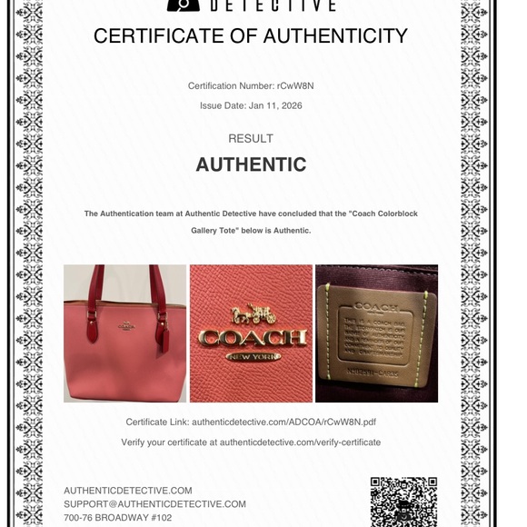 Coach (NWT) Gallery Tote Bag in Colorblock - Picture 16 of 16